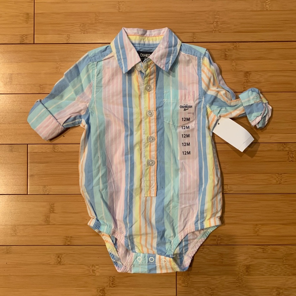 12M Button Down NWT
